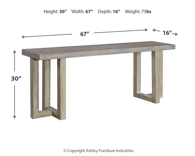 Lockthorne Sofa/Console Table - World Furniture Gallery (Newark, CA)