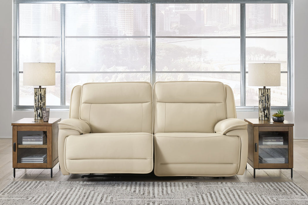 Double Deal Power Reclining Loveseat Sectional - World Furniture Gallery (Newark, CA)