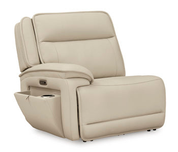 Double Deal Power Reclining Loveseat Sectional - World Furniture Gallery (Newark, CA)