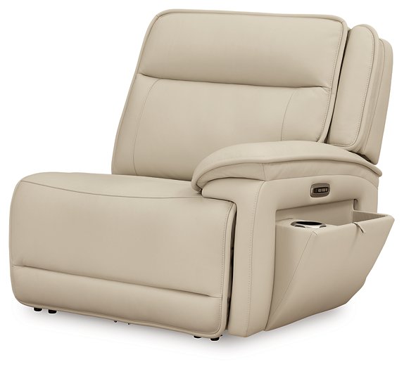 Double Deal Power Reclining Loveseat Sectional - World Furniture Gallery (Newark, CA)