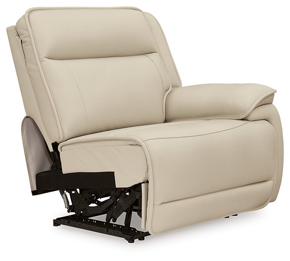 Double Deal Power Reclining Loveseat Sectional with Console - World Furniture Gallery (Newark, CA)