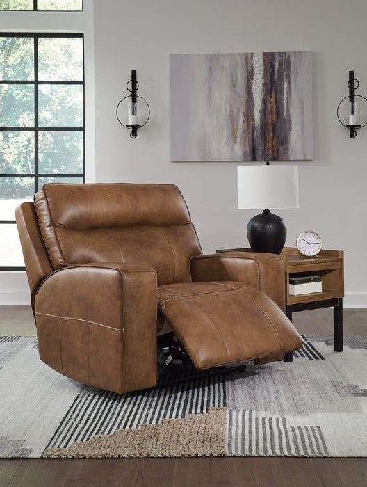 Game Plan Oversized Power Recliner - World Furniture Gallery (Newark, CA)