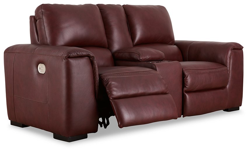 Alessandro Power Reclining Loveseat with Console - World Furniture Gallery (Newark, CA)