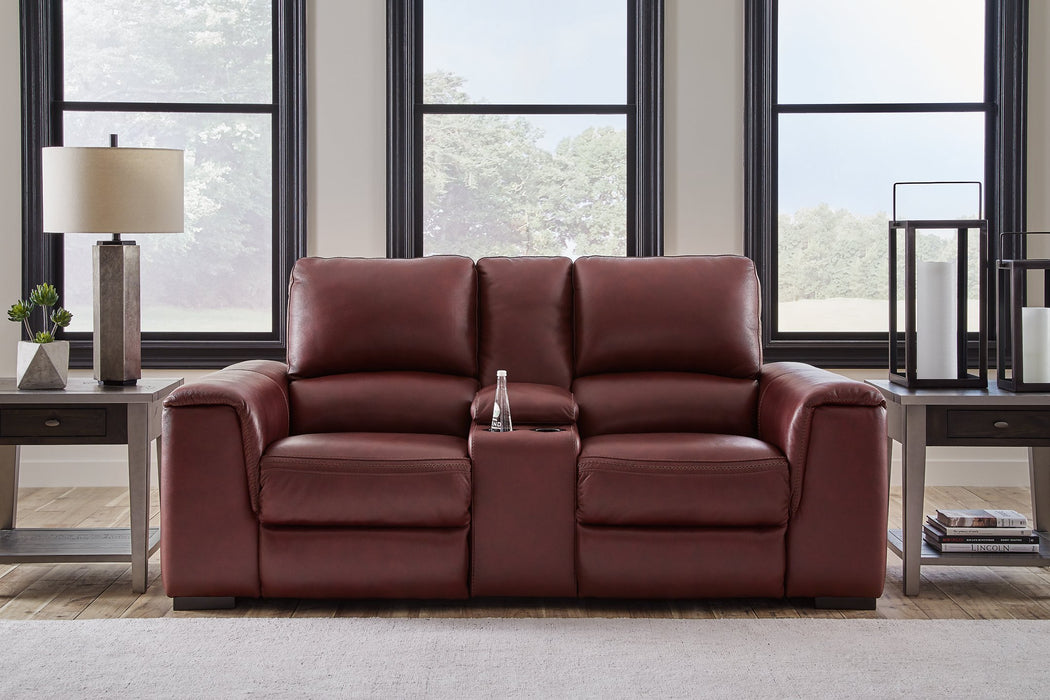 Alessandro Power Reclining Loveseat with Console - World Furniture Gallery (Newark, CA)