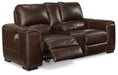 Alessandro Power Reclining Loveseat with Console - World Furniture Gallery (Newark, CA)