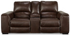 Alessandro Power Reclining Loveseat with Console - World Furniture Gallery (Newark, CA)