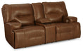 Francesca Power Reclining Loveseat with Console - World Furniture Gallery (Newark, CA)