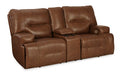 Francesca Power Reclining Loveseat with Console - World Furniture Gallery (Newark, CA)