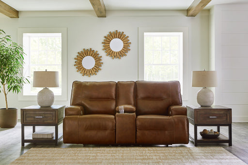 Francesca Power Reclining Loveseat with Console - World Furniture Gallery (Newark, CA)