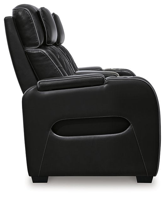 Boyington Power Reclining Loveseat with Console - World Furniture Gallery (Newark, CA)