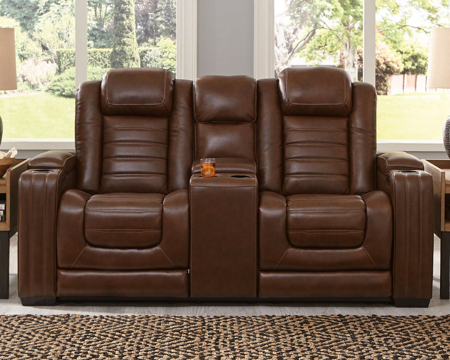 Backtrack Power Reclining Loveseat - World Furniture Gallery (Newark, CA)