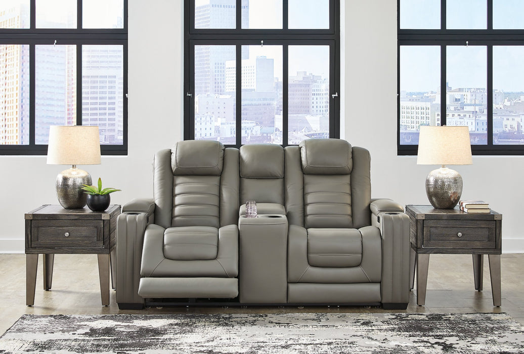 Backtrack Power Reclining Loveseat - World Furniture Gallery (Newark, CA)