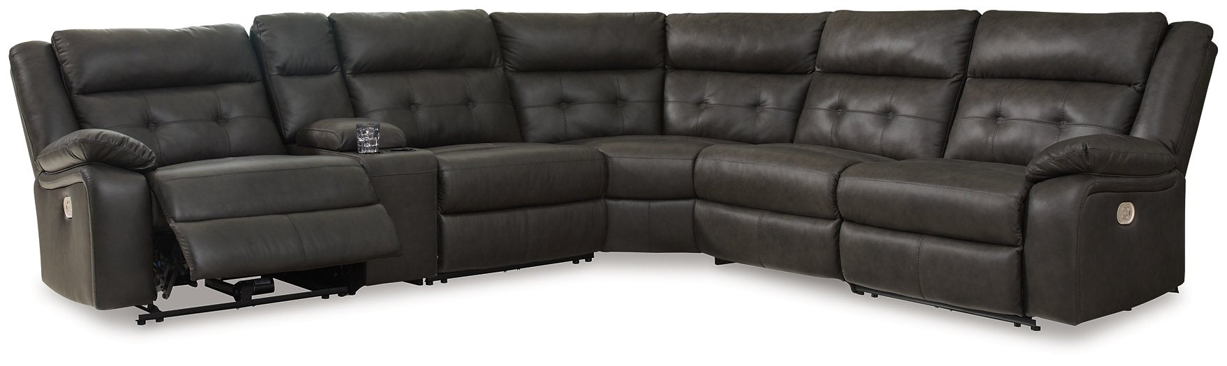 Mackie Pike Power Reclining Sectional - World Furniture Gallery (Newark, CA)