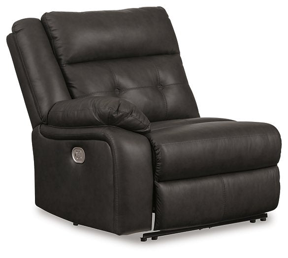 Mackie Pike Power Reclining Sectional Loveseat - World Furniture Gallery (Newark, CA)