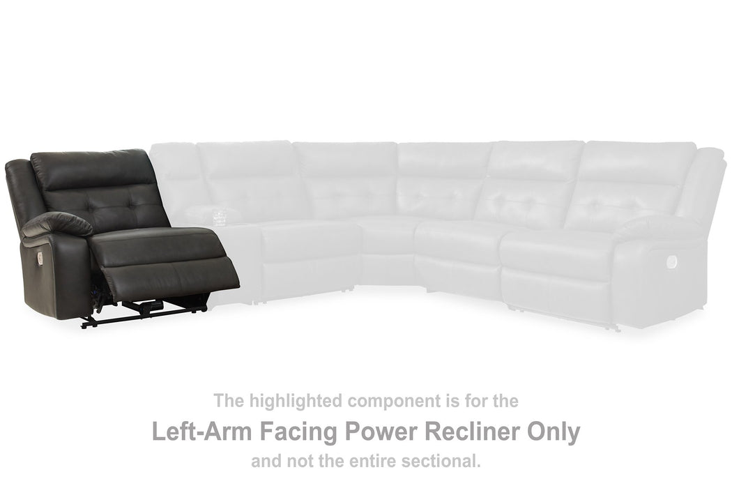 Mackie Pike Power Reclining Sectional - World Furniture Gallery (Newark, CA)