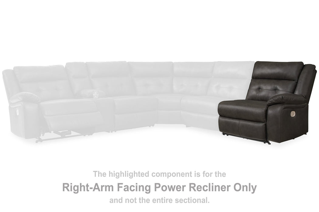 Mackie Pike Power Reclining Sectional - World Furniture Gallery (Newark, CA)