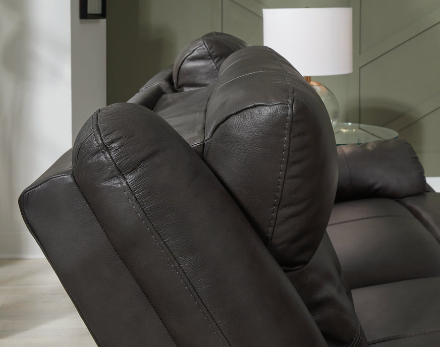 Mackie Pike Power Reclining Sectional Loveseat - World Furniture Gallery (Newark, CA)