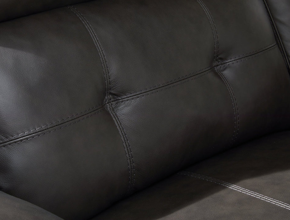 Mackie Pike Power Reclining Sectional Loveseat - World Furniture Gallery (Newark, CA)