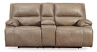 Ricmen Power Reclining Loveseat with Console - World Furniture Gallery (Newark, CA)