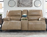 Ricmen Power Reclining Loveseat with Console - World Furniture Gallery (Newark, CA)