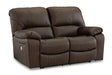 Leesworth Power Reclining Loveseat - World Furniture Gallery (Newark, CA)