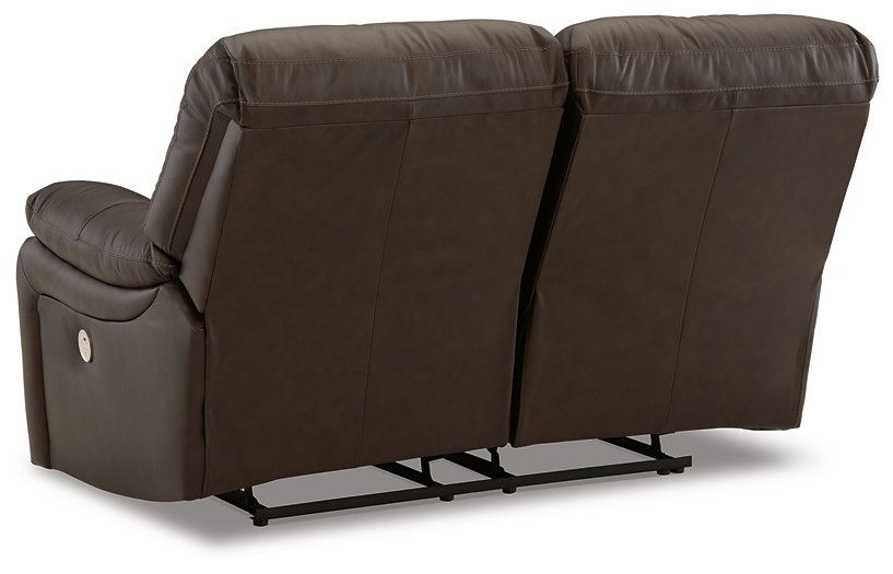 Leesworth Power Reclining Loveseat - World Furniture Gallery (Newark, CA)