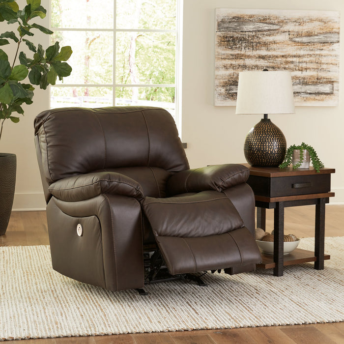 Leesworth Power Recliner - World Furniture Gallery (Newark, CA)