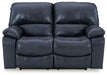 Leesworth Power Reclining Loveseat - World Furniture Gallery (Newark, CA)