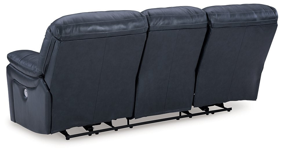 Leesworth Power Reclining Sofa - World Furniture Gallery (Newark, CA)