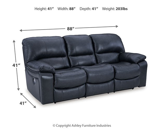 Leesworth Power Reclining Sofa - World Furniture Gallery (Newark, CA)