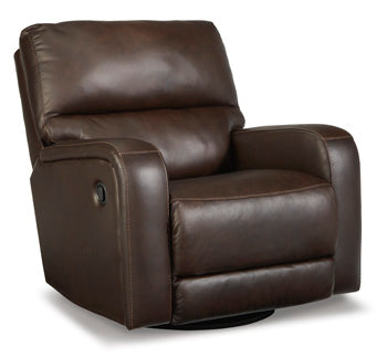 Emberla Swivel Glider Recliner - World Furniture Gallery (Newark, CA)