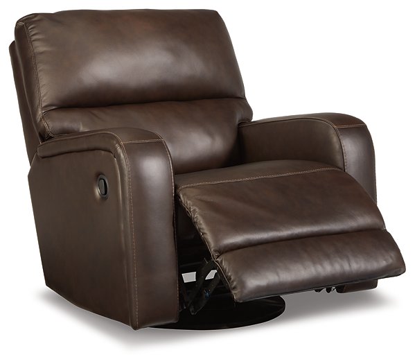 Emberla Swivel Glider Recliner - World Furniture Gallery (Newark, CA)