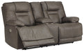 Wurstrow Power Reclining Loveseat with Console - World Furniture Gallery (Newark, CA)