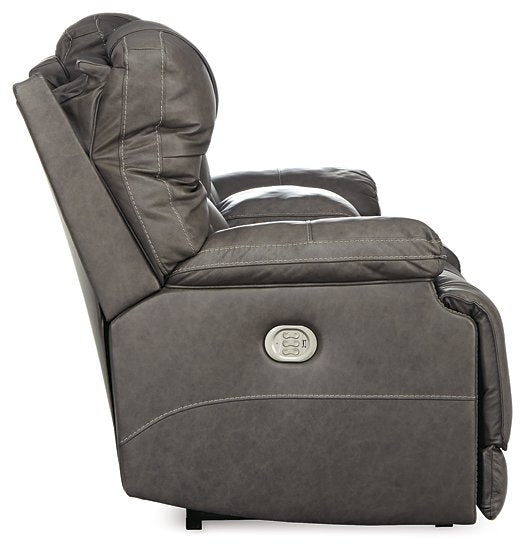 Wurstrow Power Reclining Loveseat with Console - World Furniture Gallery (Newark, CA)