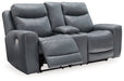 Mindanao Power Reclining Loveseat with Console - World Furniture Gallery (Newark, CA)