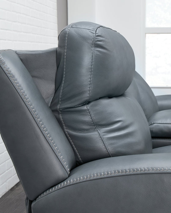 Mindanao Power Reclining Loveseat with Console - World Furniture Gallery (Newark, CA)