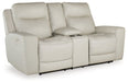 Mindanao Power Reclining Loveseat with Console - World Furniture Gallery (Newark, CA)