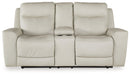 Mindanao Power Reclining Loveseat with Console - World Furniture Gallery (Newark, CA)