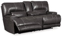 McCaskill Reclining Loveseat with Console - World Furniture Gallery (Newark, CA)