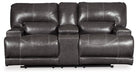 McCaskill Power Reclining Loveseat with Console - World Furniture Gallery (Newark, CA)