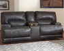 McCaskill Reclining Loveseat with Console - World Furniture Gallery (Newark, CA)