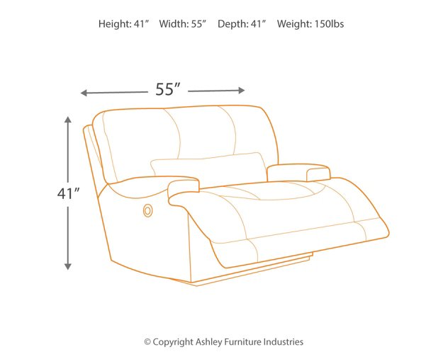 McCaskill Oversized Power Recliner - World Furniture Gallery (Newark, CA)