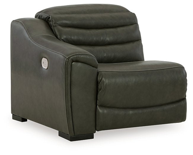 Center Line 3-Piece Power Reclining Loveseat with Console - World Furniture Gallery (Newark, CA)