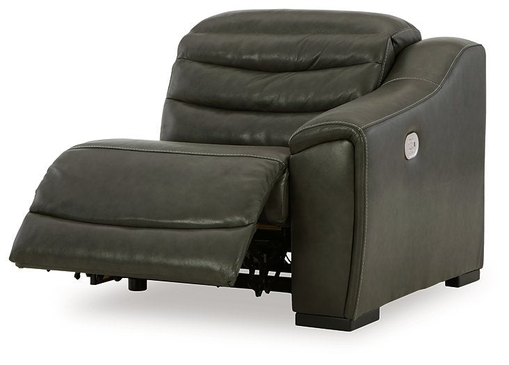 Center Line 2-Piece Power Reclining Loveseat - World Furniture Gallery (Newark, CA)