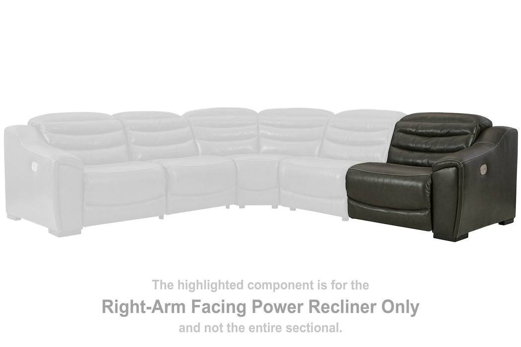 Center Line 2-Piece Power Reclining Loveseat - World Furniture Gallery (Newark, CA)