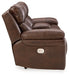 Edmar Power Reclining Loveseat with Console - World Furniture Gallery (Newark, CA)