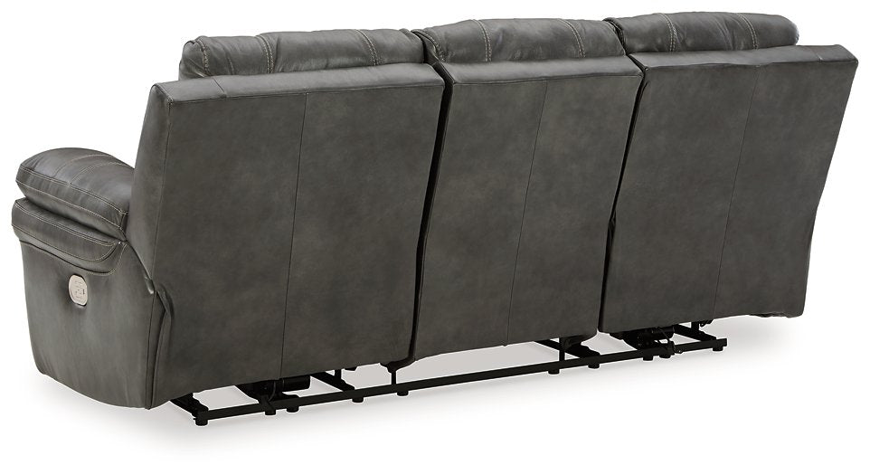 Edmar Power Reclining Sofa - World Furniture Gallery (Newark, CA)