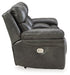 Edmar Power Reclining Loveseat with Console - World Furniture Gallery (Newark, CA)