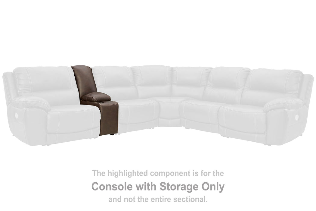 Dunleith 3-Piece Power Reclining Loveseat with Console - World Furniture Gallery (Newark, CA)