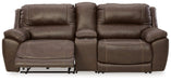 Dunleith 3-Piece Power Reclining Loveseat with Console - World Furniture Gallery (Newark, CA)